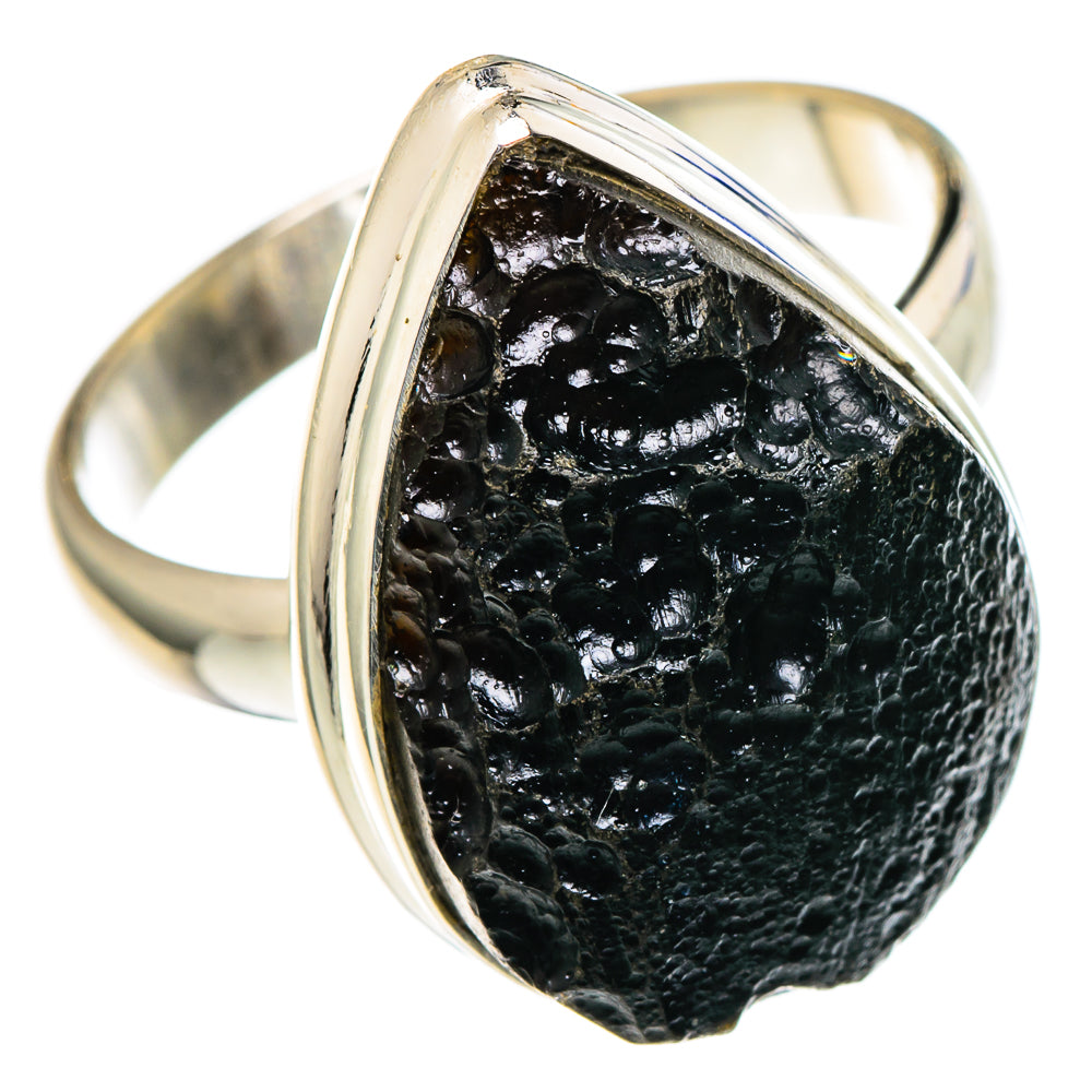 Tektite Rings handcrafted by Ana Silver Co - RING96466 - Photo 2