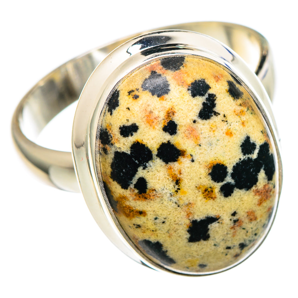 Dalmatian Jasper Rings handcrafted by Ana Silver Co - RING96472 - Photo 2
