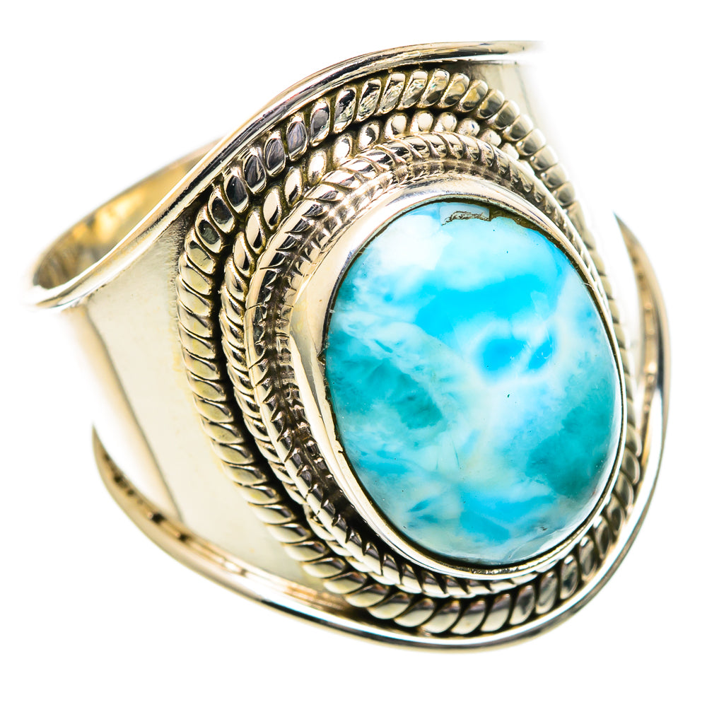 Larimar Rings handcrafted by Ana Silver Co - RING96487