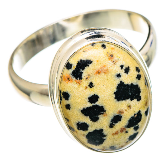 Dalmatian Jasper Rings handcrafted by Ana Silver Co - RING96491