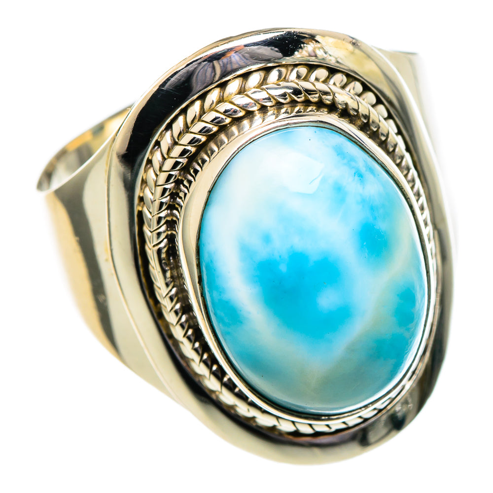 Larimar Rings handcrafted by Ana Silver Co - RING96505