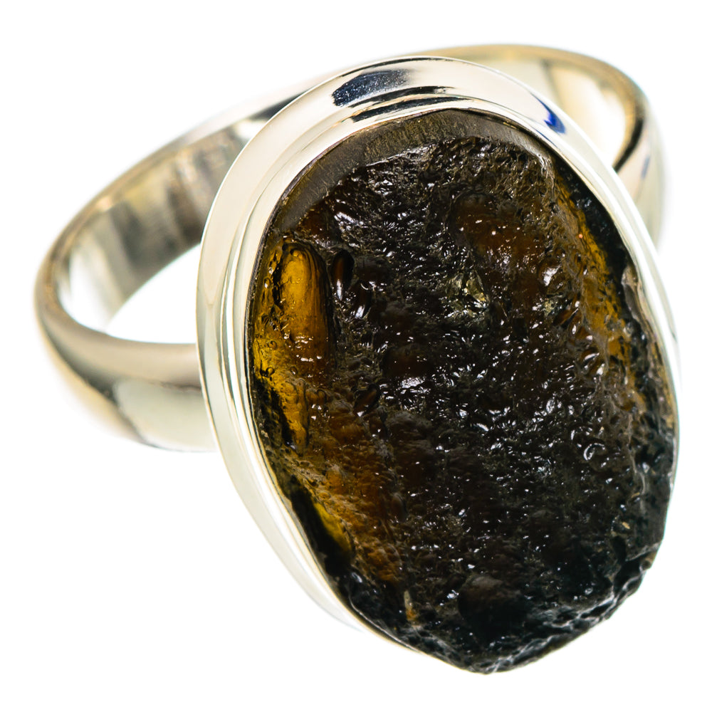 Tektite Rings handcrafted by Ana Silver Co - RING96517