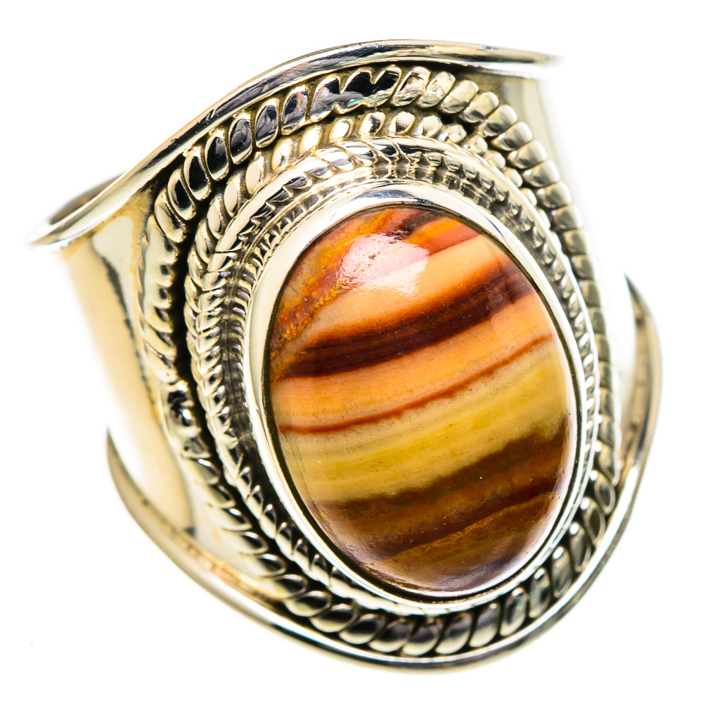 Mookaite Rings handcrafted by Ana Silver Co - RING96541