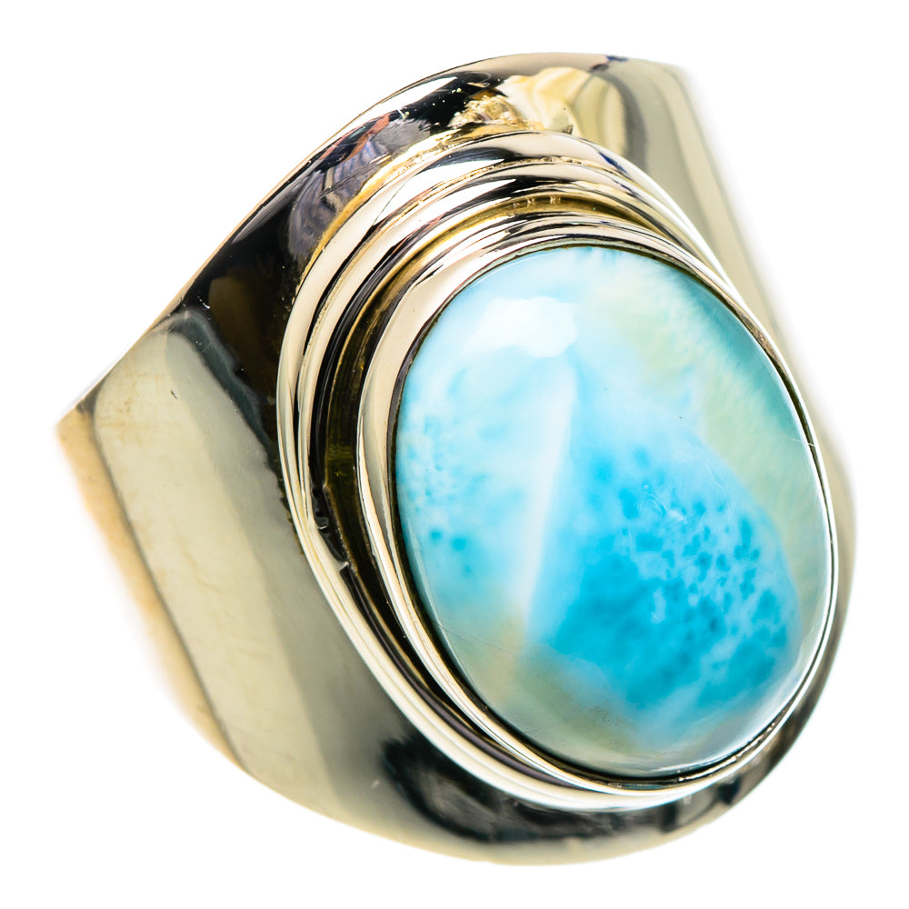 Larimar Rings handcrafted by Ana Silver Co - RING96548