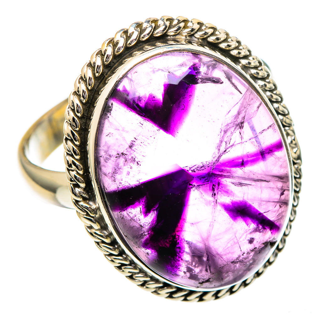 Star Amethyst Rings handcrafted by Ana Silver Co - RING96563