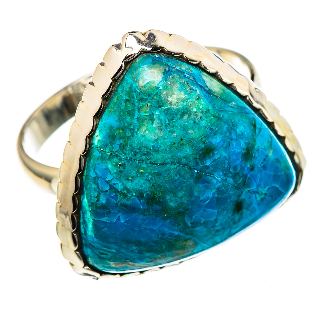 Chrysocolla Rings handcrafted by Ana Silver Co - RING96571