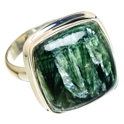 Seraphinite Rings handcrafted by Ana Silver Co - RING96583