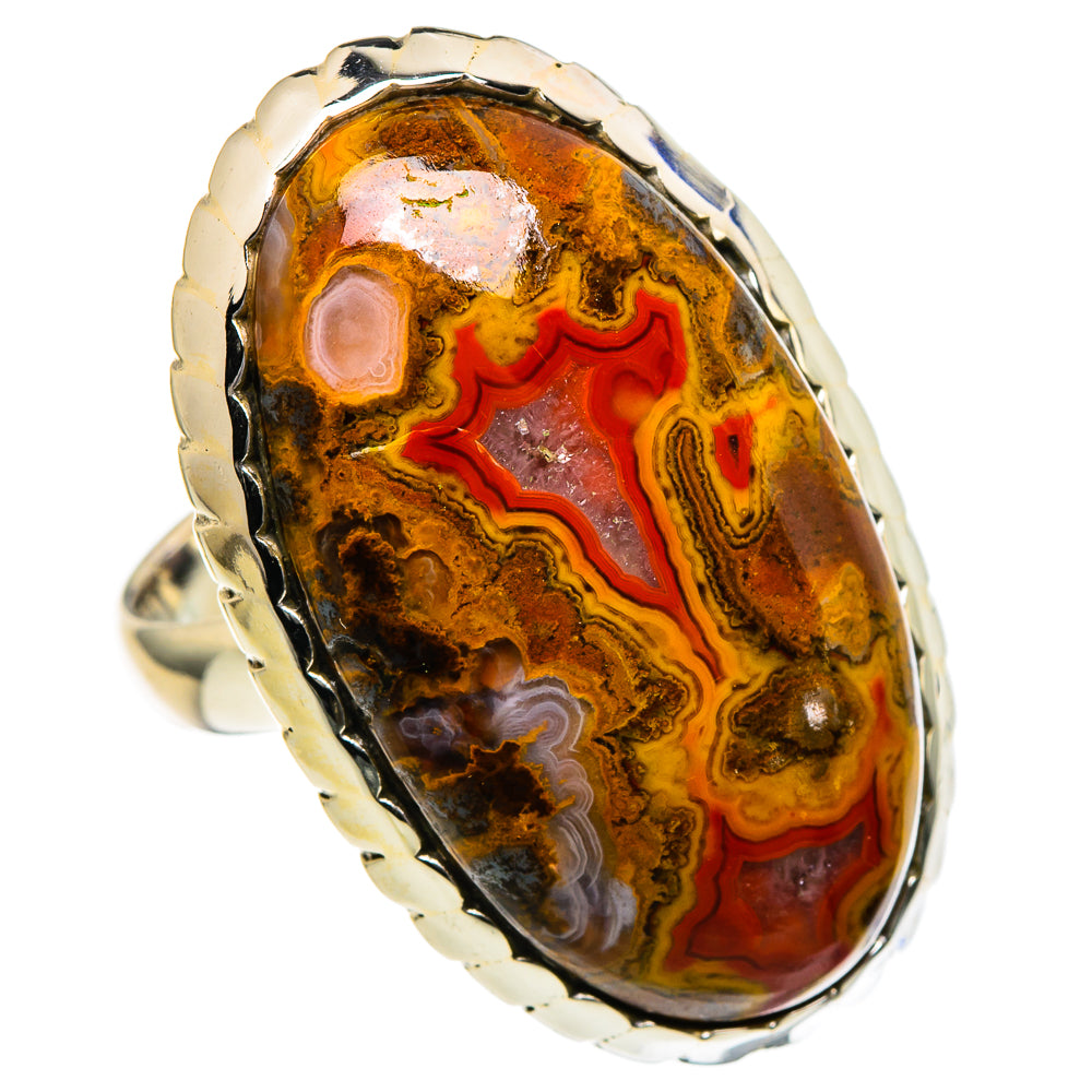 Moroccan Agate Rings handcrafted by Ana Silver Co - RING96586