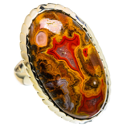 Moroccan Agate Rings handcrafted by Ana Silver Co - RING96586