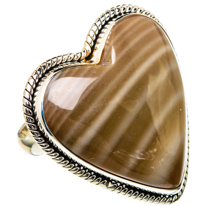Striped Flint Rings handcrafted by Ana Silver Co - RING96588