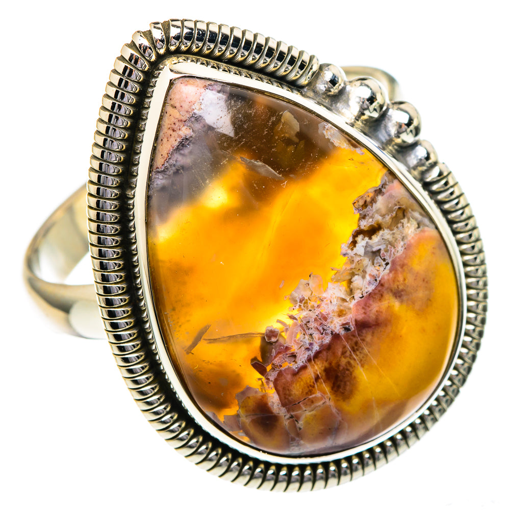 Brecciated Mookaite Rings handcrafted by Ana Silver Co - RING96589 - Photo 2