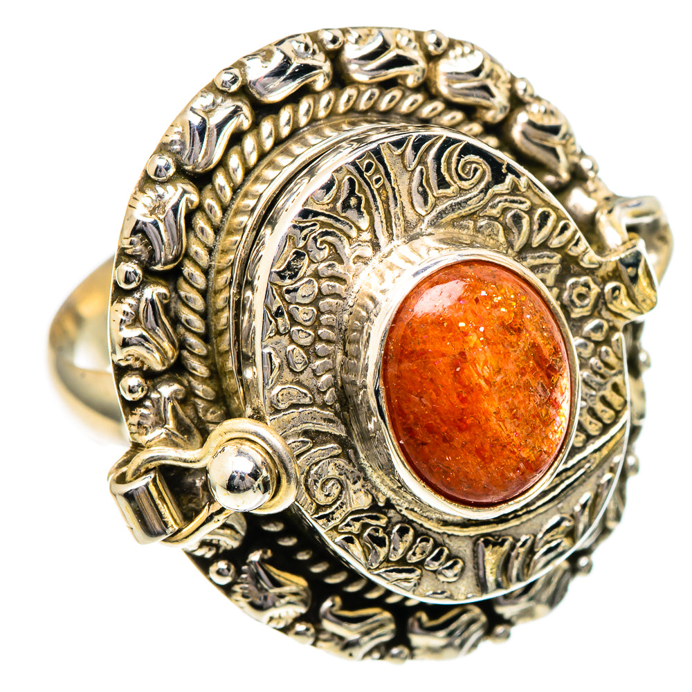 Sunstone Rings handcrafted by Ana Silver Co - RING96591 - Photo 2