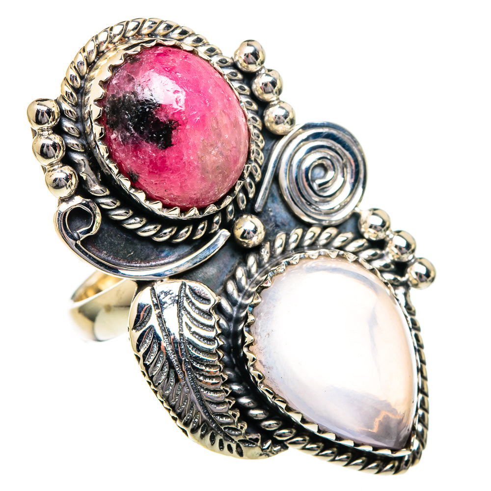 Rhodonite Rings handcrafted by Ana Silver Co - RING96593
