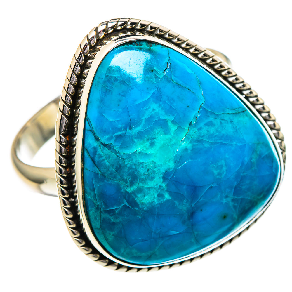 Chrysocolla Rings handcrafted by Ana Silver Co - RING96608
