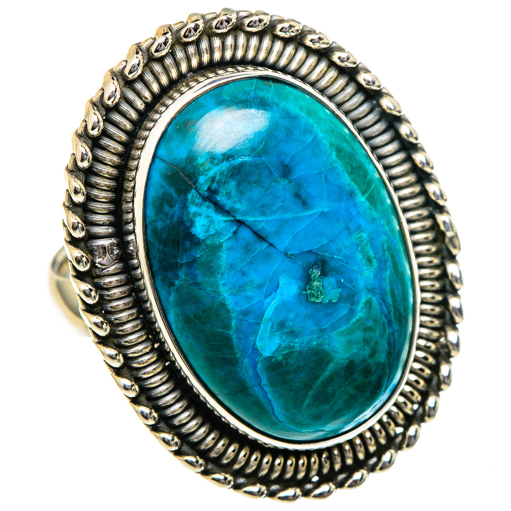 Chrysocolla Rings handcrafted by Ana Silver Co - RING96613