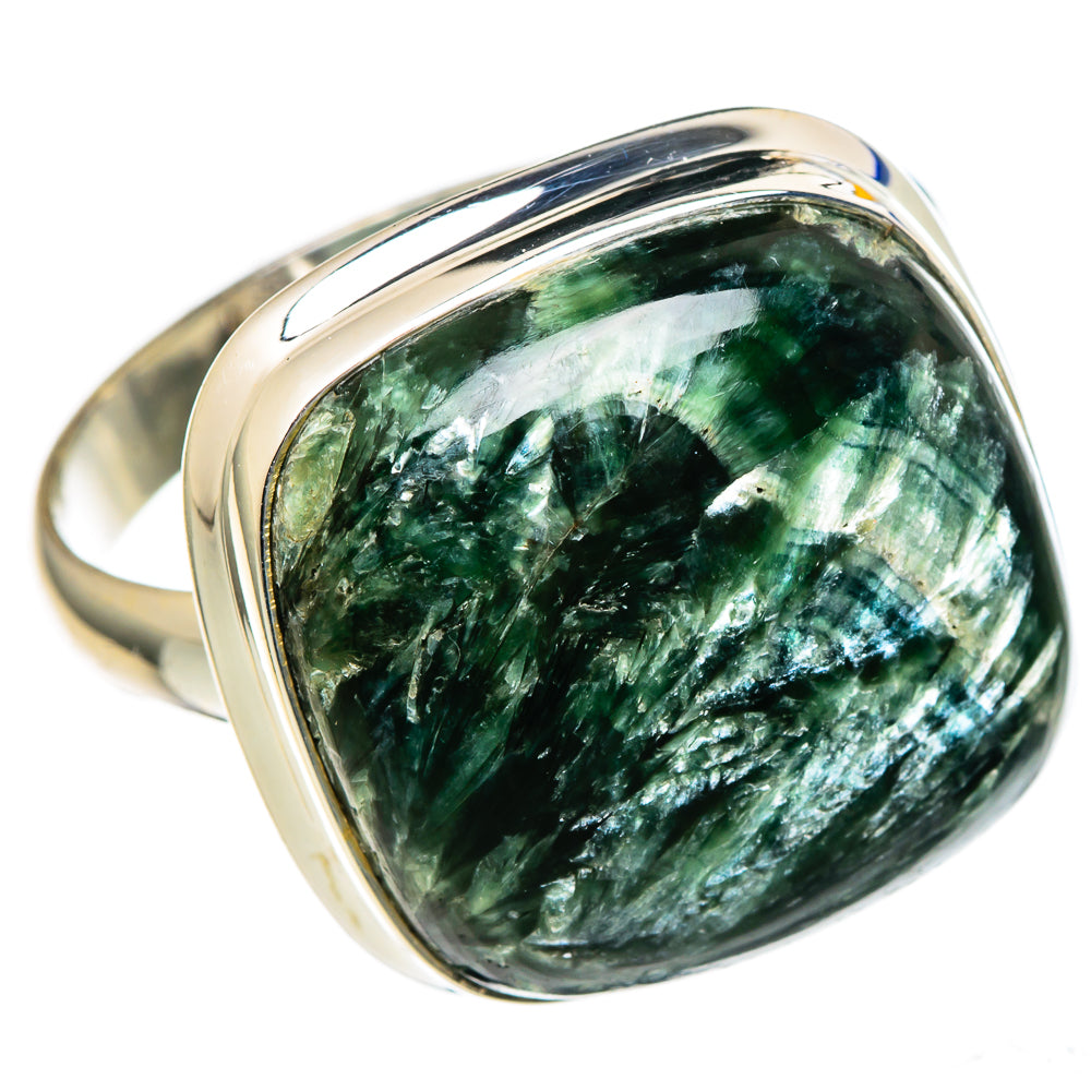 Seraphinite Rings handcrafted by Ana Silver Co - RING96615 - Photo 2