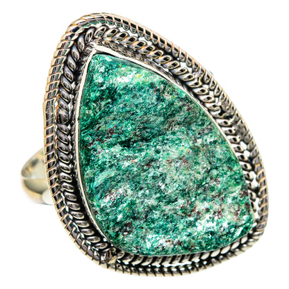 Green Fuchsite Rings handcrafted by Ana Silver Co - RING96616 - Photo 2
