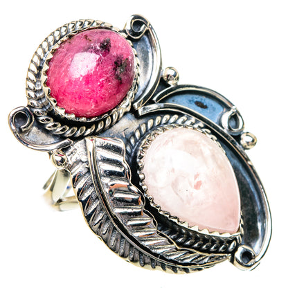 Rose Quartz Rings handcrafted by Ana Silver Co - RING96629