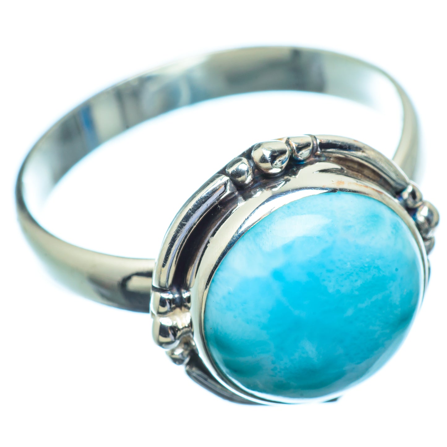 Larimar Rings handcrafted by Ana Silver Co - RING9664
