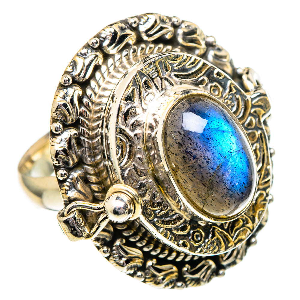 Labradorite Rings handcrafted by Ana Silver Co - RING96640