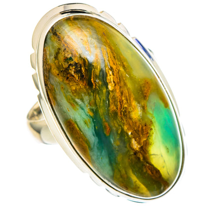 Peruvian Opal Rings handcrafted by Ana Silver Co - RING96644
