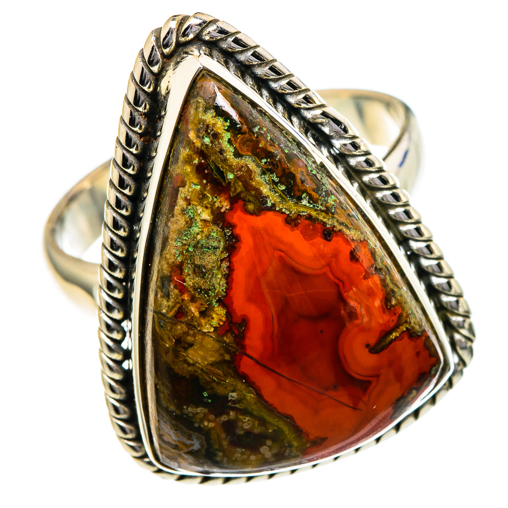 Moroccan Agate Rings handcrafted by Ana Silver Co - RING96650
