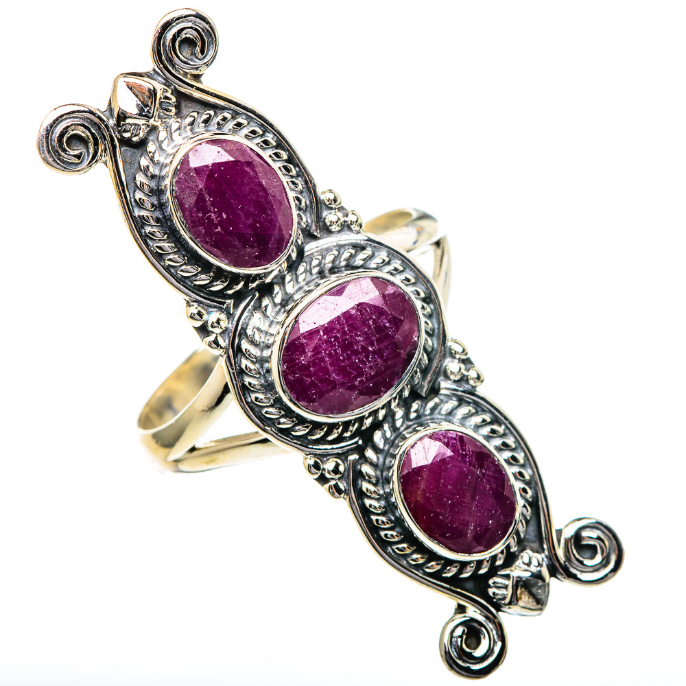 Ruby Rings handcrafted by Ana Silver Co - RING96656