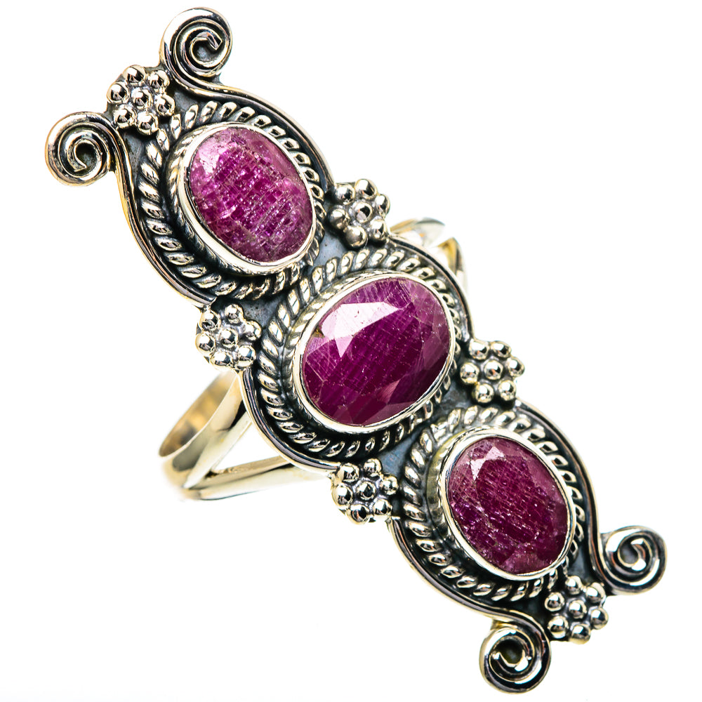 Ruby Rings handcrafted by Ana Silver Co - RING96675