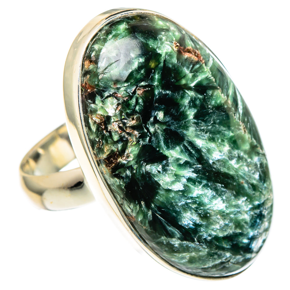 Seraphinite Rings handcrafted by Ana Silver Co - RING96681