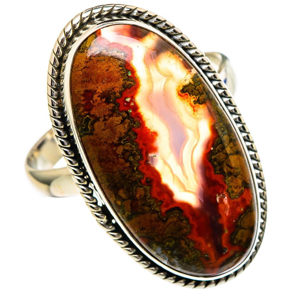 Moroccan Agate Rings handcrafted by Ana Silver Co - RING96683