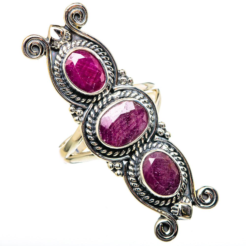 Ruby Rings handcrafted by Ana Silver Co - RING96686