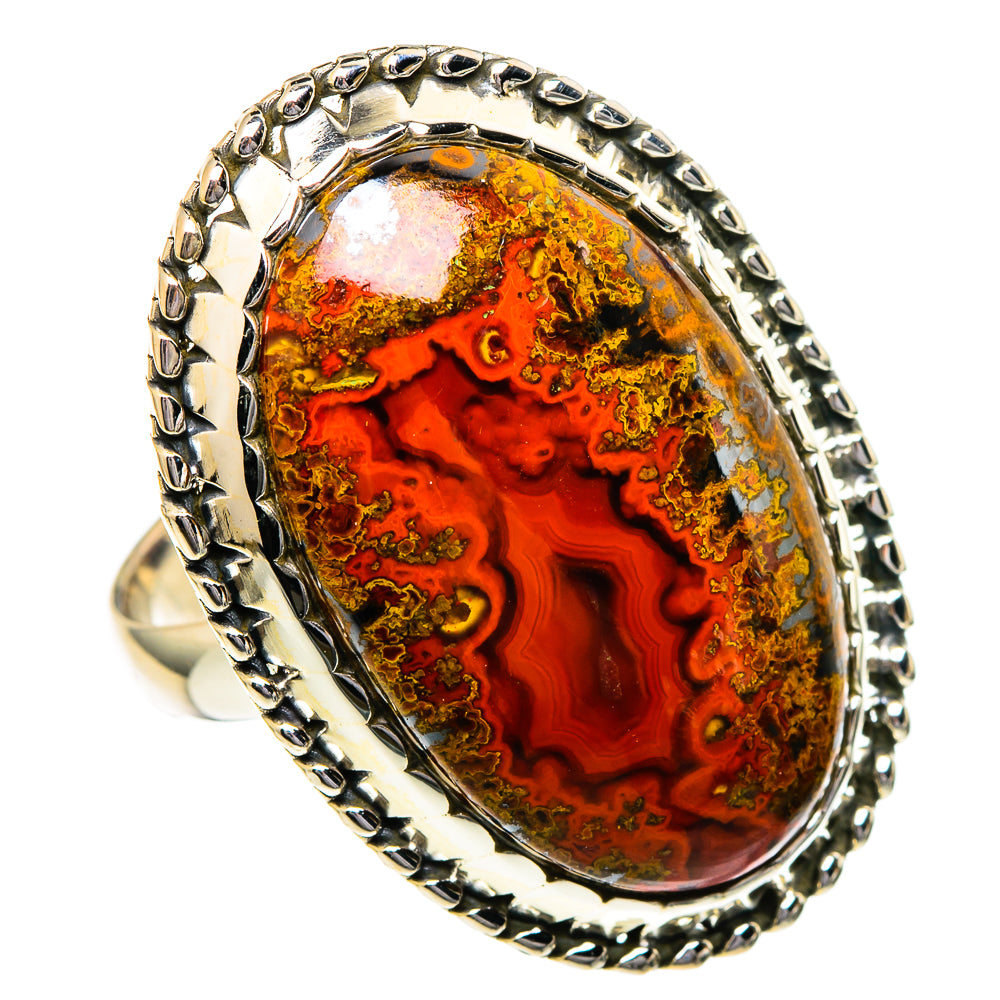 Moroccan Agate Rings handcrafted by Ana Silver Co - RING96712