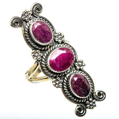 Ruby Rings handcrafted by Ana Silver Co - RING96715