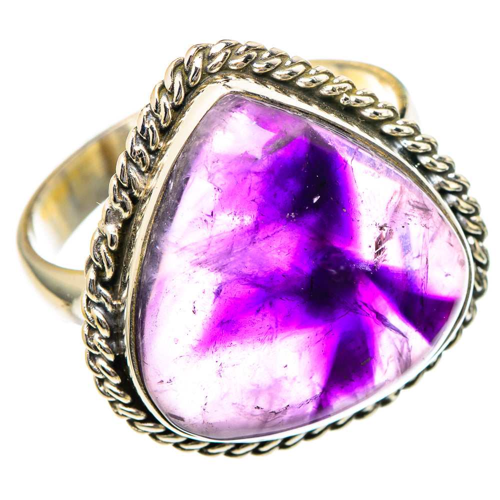 Star Amethyst Rings handcrafted by Ana Silver Co - RING96718