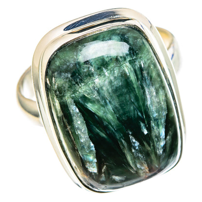 Seraphinite Rings handcrafted by Ana Silver Co - RING96728