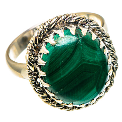 Malachite Rings handcrafted by Ana Silver Co - RING96729