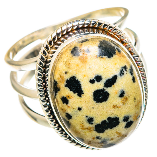 Dalmatian Jasper Rings handcrafted by Ana Silver Co - RING96730 - Photo 2