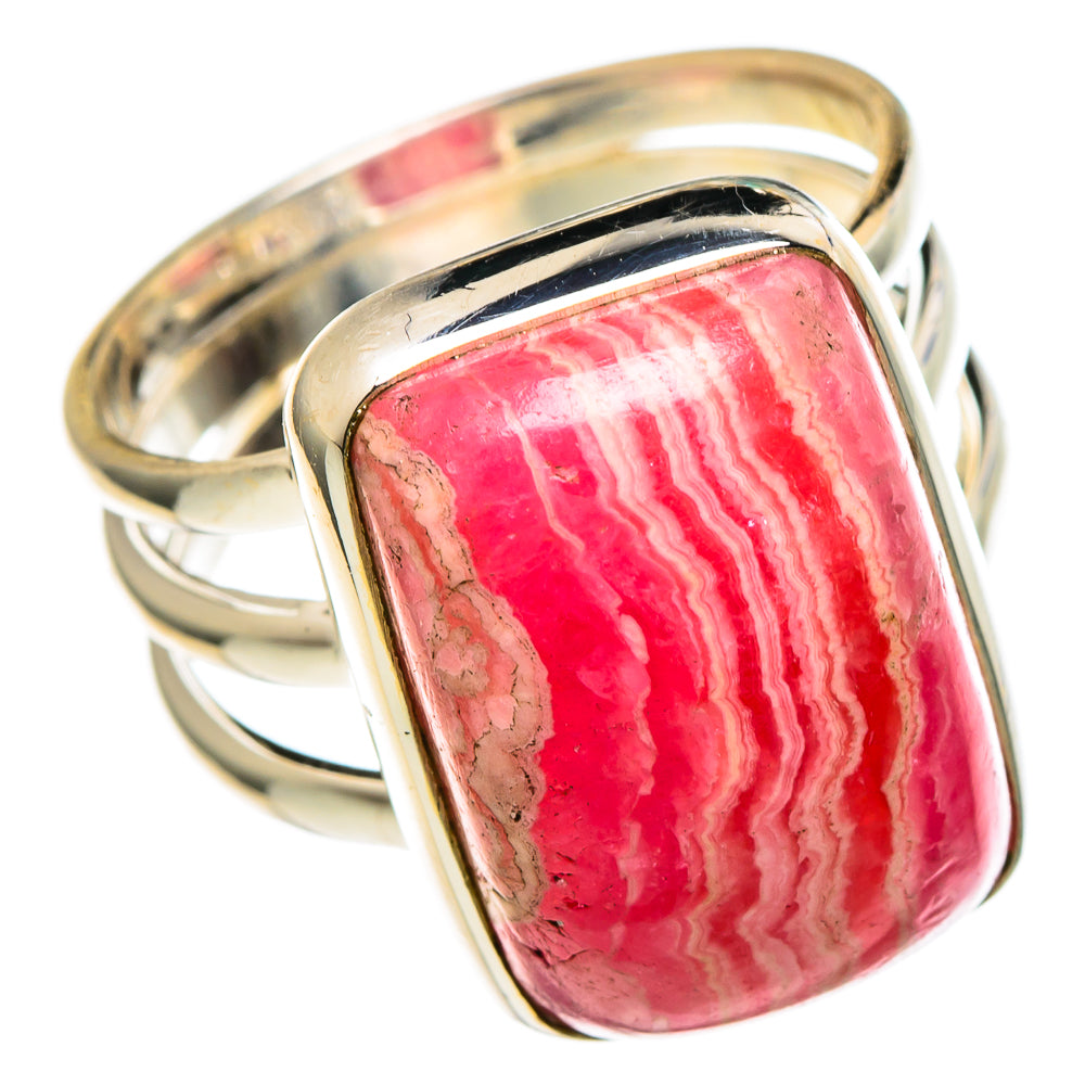Rhodochrosite Rings handcrafted by Ana Silver Co - RING96735