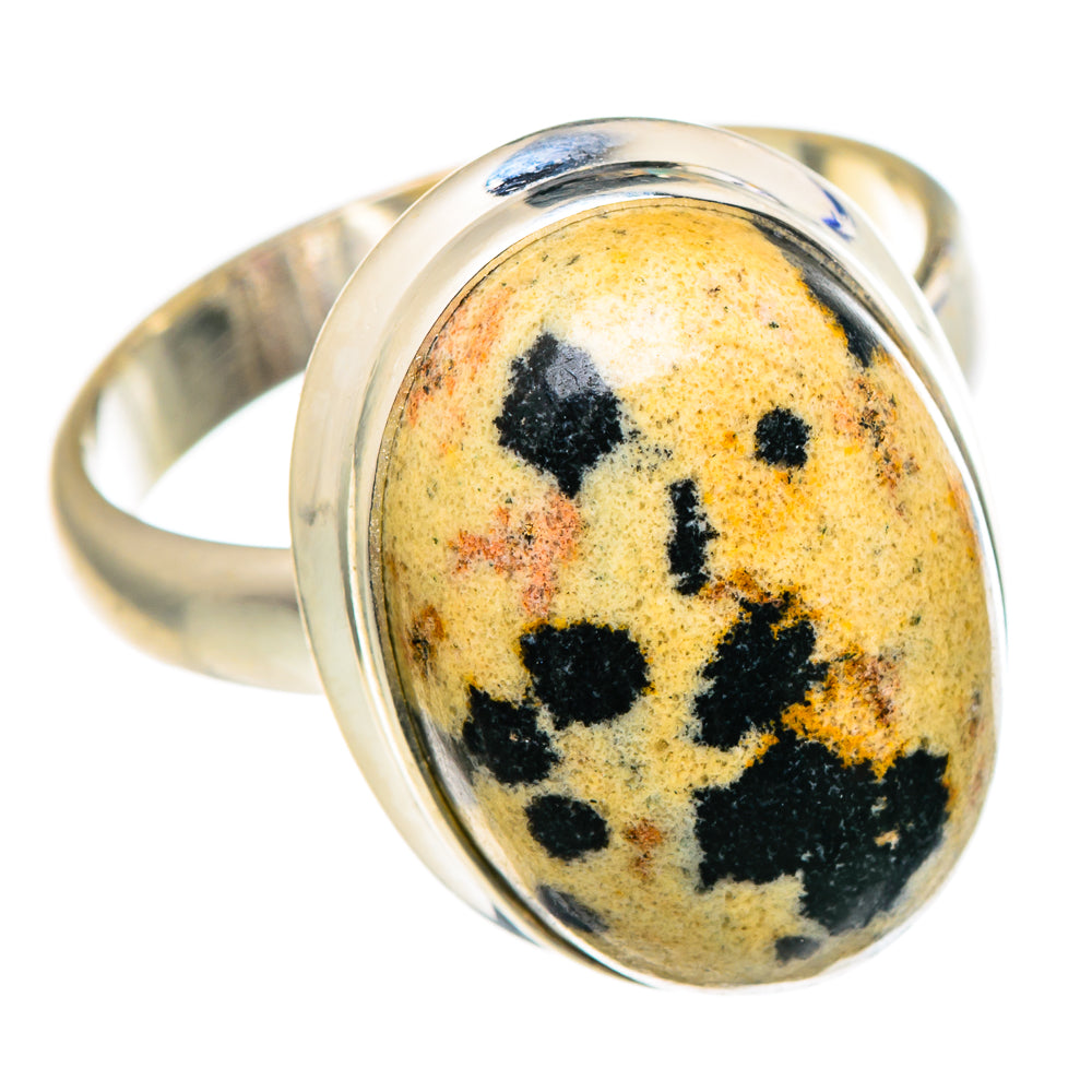 Dalmatian Jasper Rings handcrafted by Ana Silver Co - RING96760 - Photo 2