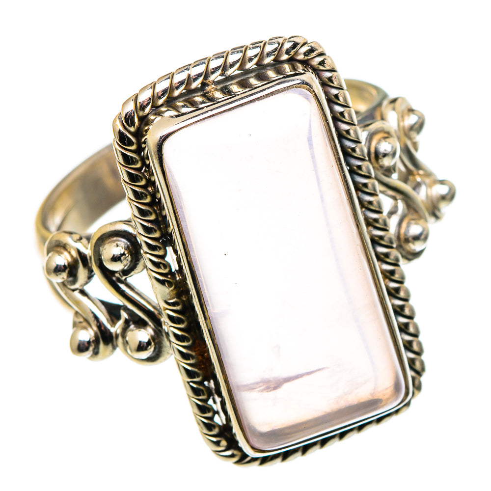 Rose Quartz Rings handcrafted by Ana Silver Co - RING96764