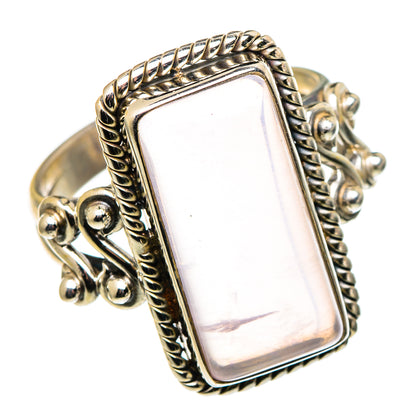 Rose Quartz Rings handcrafted by Ana Silver Co - RING96764