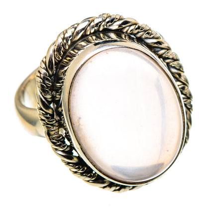 Rose Quartz Rings handcrafted by Ana Silver Co - RING96765
