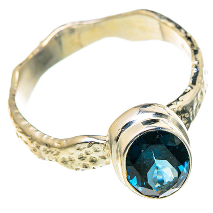 Blue Spinel Rings handcrafted by Ana Silver Co - RING96783