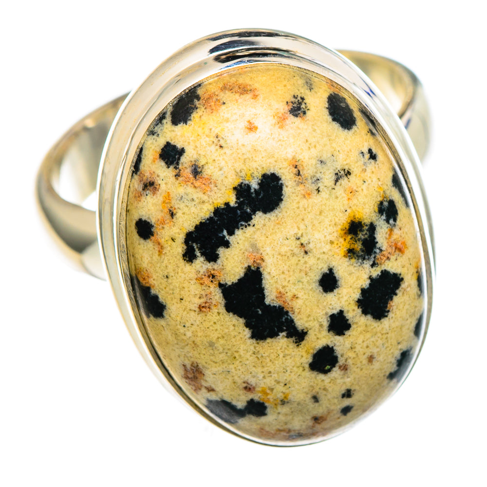 Dalmatian Jasper Rings handcrafted by Ana Silver Co - RING96788 - Photo 2