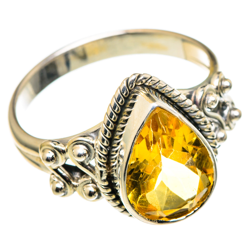Citrine Rings handcrafted by Ana Silver Co - RING96791