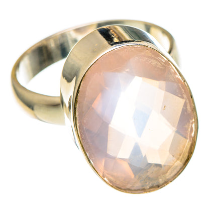 Rose Quartz Rings handcrafted by Ana Silver Co - RING96793
