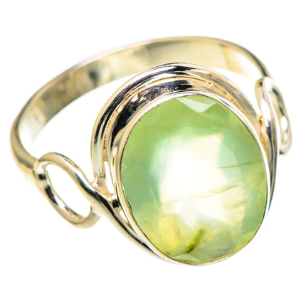 Prehnite Rings handcrafted by Ana Silver Co - RING96814