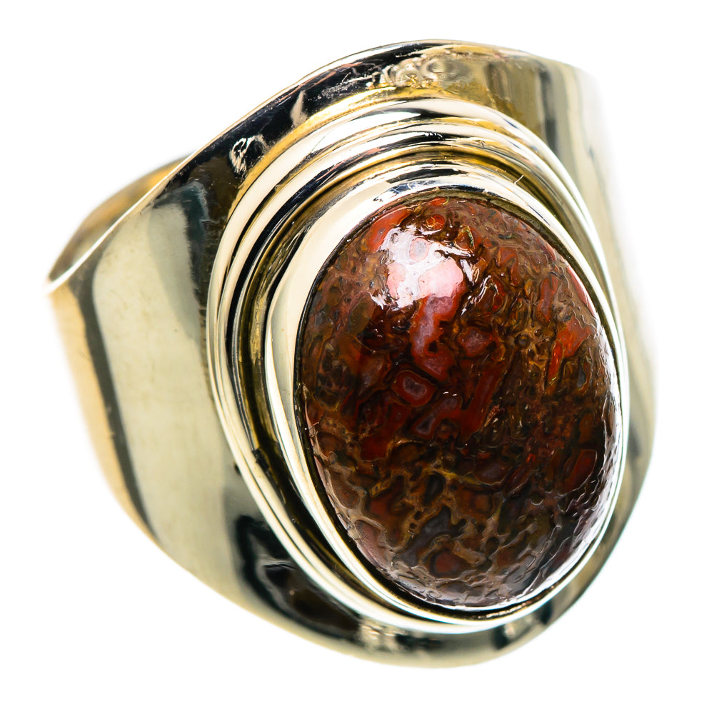 Dinosaur Bone Rings handcrafted by Ana Silver Co - RING96816 - Photo 2