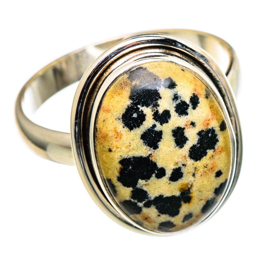 Dalmatian Jasper Rings handcrafted by Ana Silver Co - RING96818