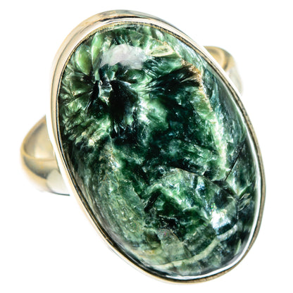 Seraphinite Rings handcrafted by Ana Silver Co - RING96867 - Photo 2